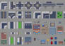 create 2d topdown pixel art tileset, tilemap rpg game assets unity game assets